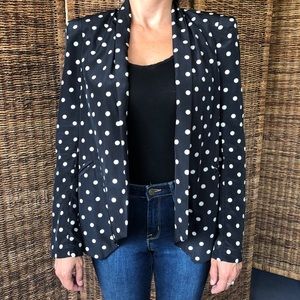 Light weight polka dot blazer